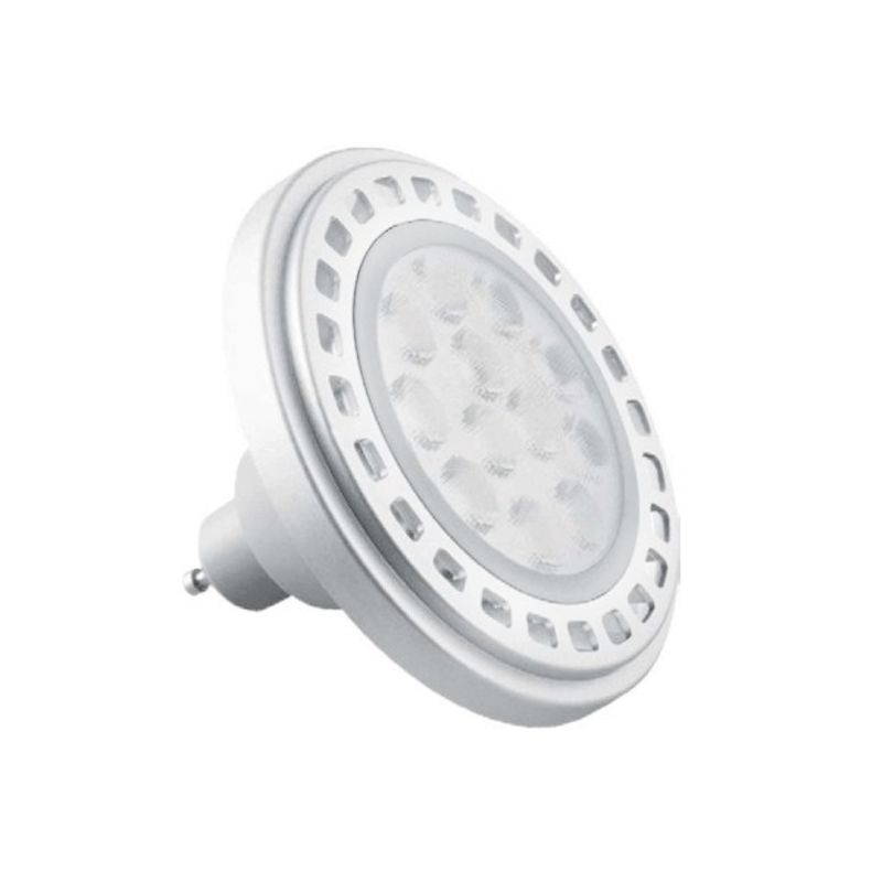 LAMPARA LED AR111 11W CUERPO BLANCO LUZ CALIDA - TREFILIGHT