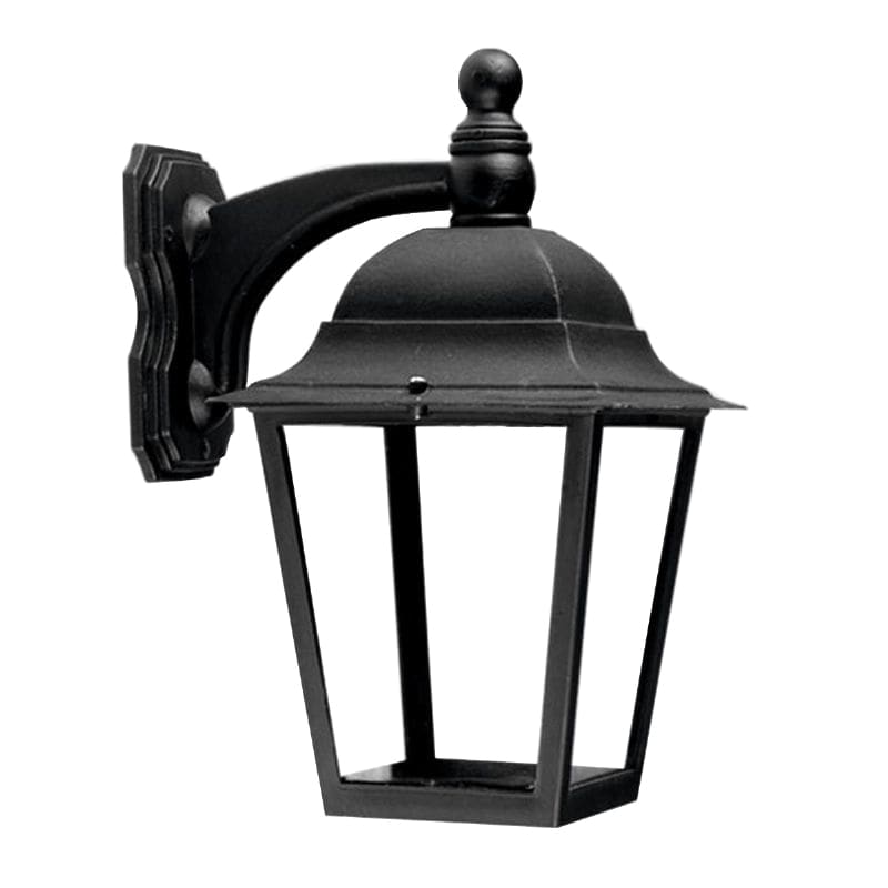 FAROL DE POLIPROPILENO 4 CARAS E27 NEGRO MOD. 1294  - FAROLUZ