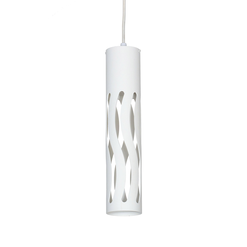 COLGANTE TUBO II 1 LUZ GU10 BLANCO - FERROLUX