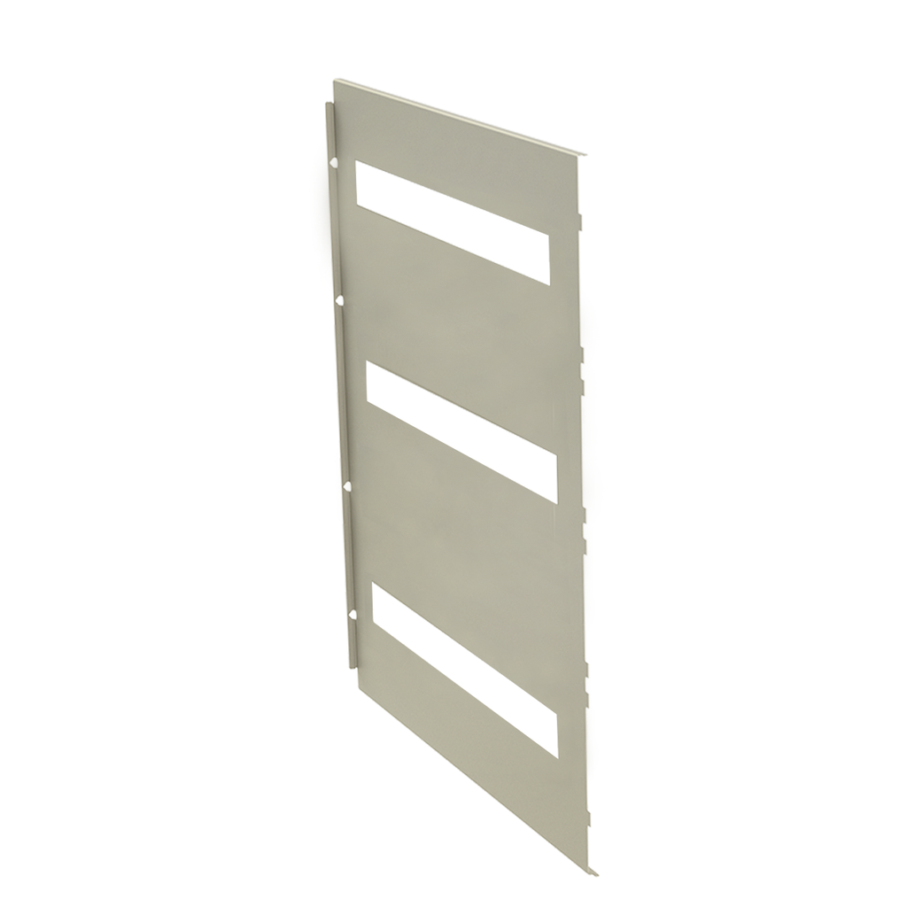 CONTRAFENTE FIJO CALADO 3 RANURAS PARA GABINETE 600X300 METALICO - ROKER