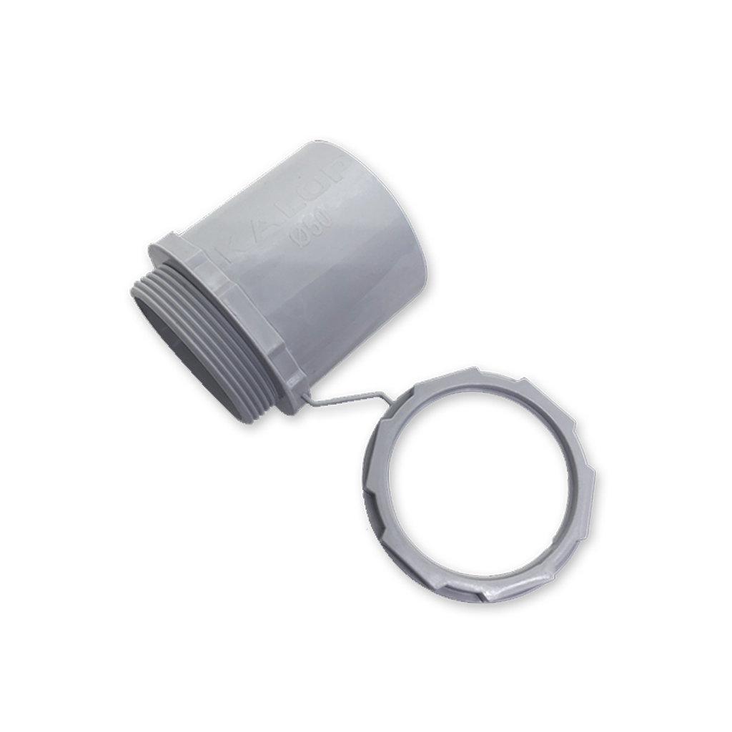 CONECTOR 20MM PARA CAÑO RIGIDO PVC - KALOP