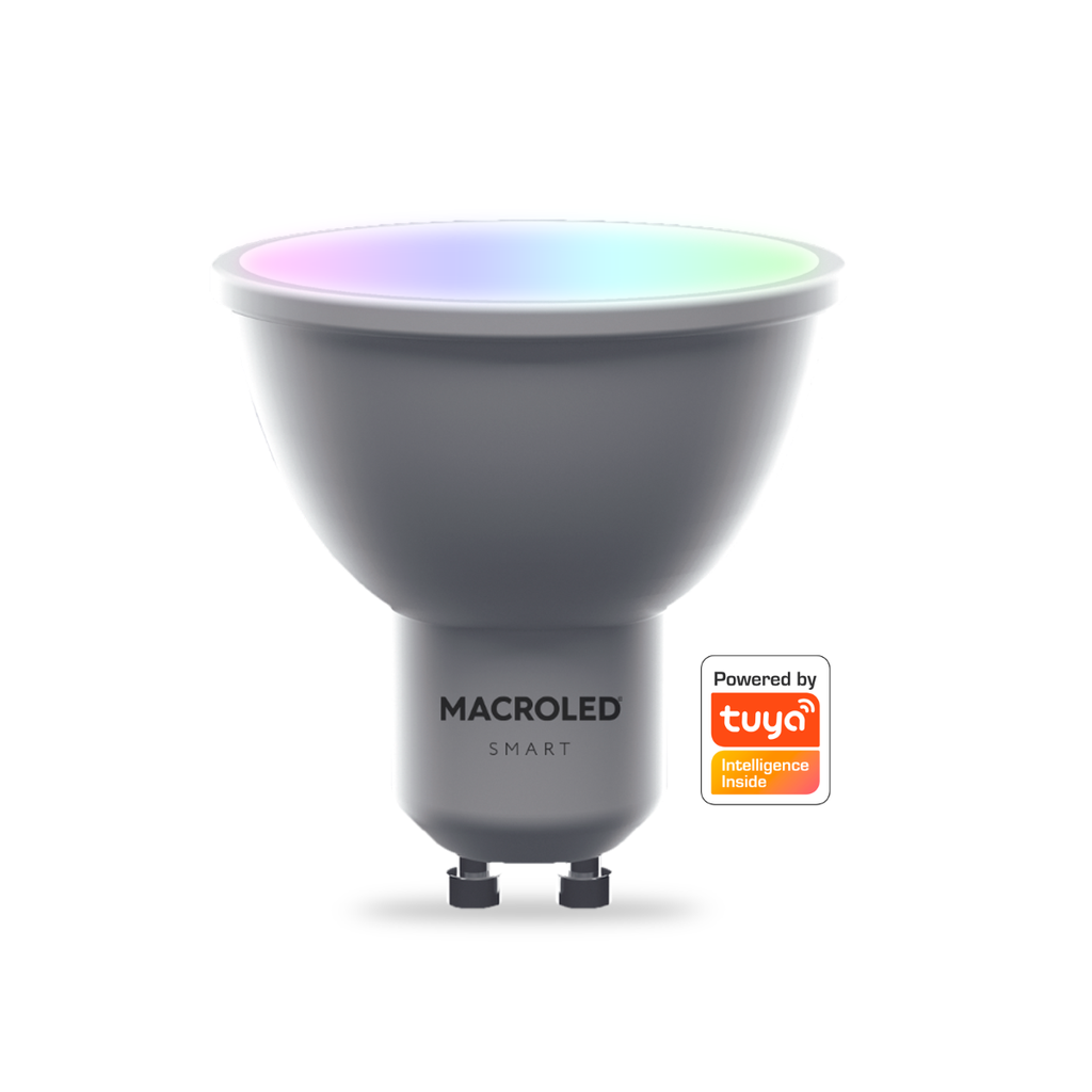 DICROICA LED SMART GU10 WIFI 5W RGB - MACROLED