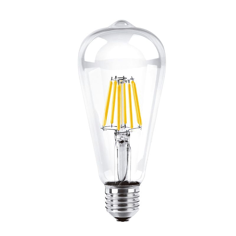 LAMP. FILAMENTO LED DIMERIZ. EDISON 4W CALIDA VIDRIO CLARO  - LGP TECHNOLOGY