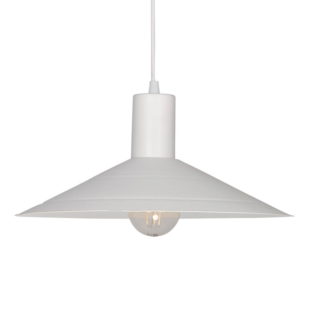 COLGANTE 1 LUZ RENNES 32CM DIAM BLANCO - FERROLUX