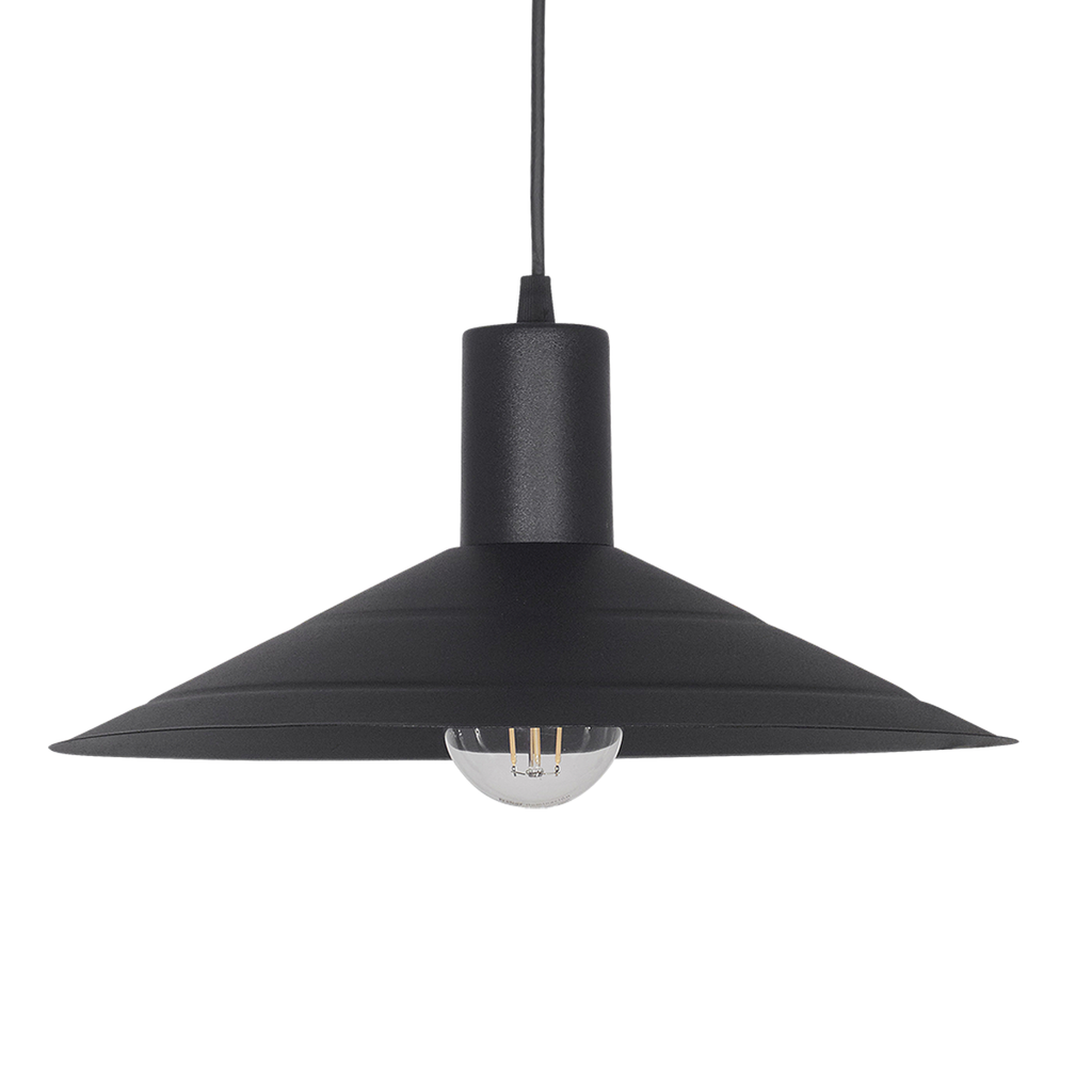 COLGANTE 1 LUZ RENNES 32CM DIAM NEGRO - FERROLUX