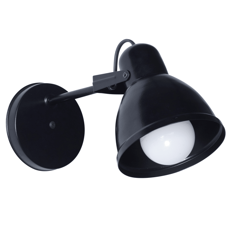 APLIQUE DE PARED 1 LUZ E27 NEGRO  - FERROLUX