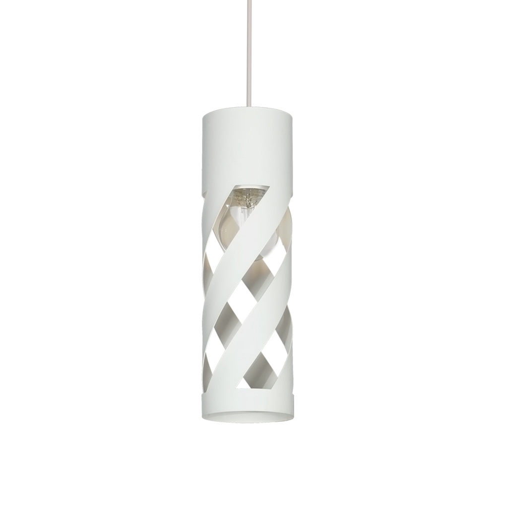 COLGANTE TUBO 3 9,2CM DIAM ALT 32CM E27 BLANCO - FERROLUX