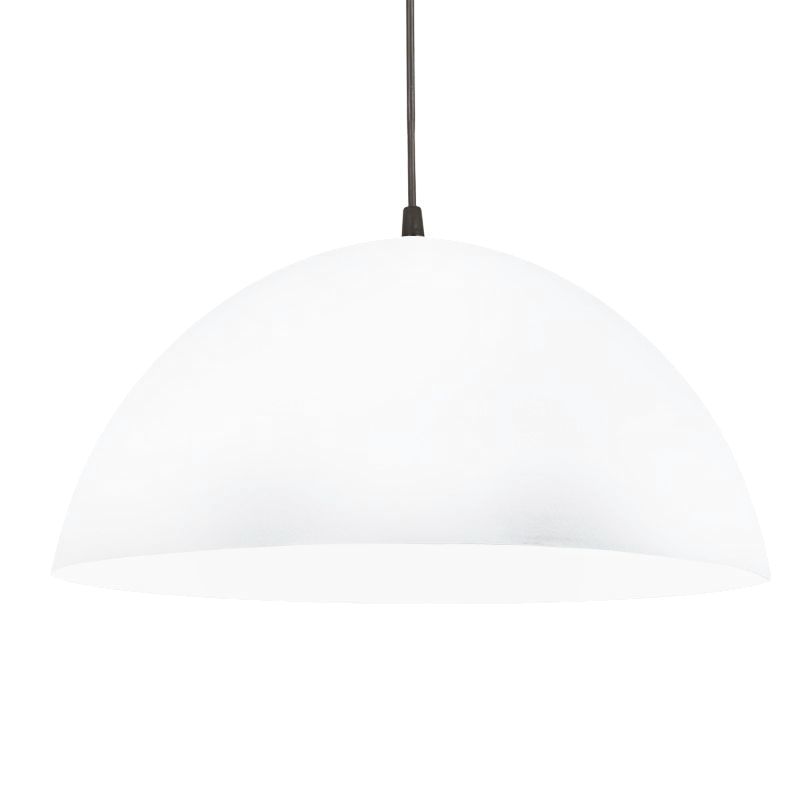 COLGANTE METAL MEDIA ESFERA NANTES Ø40CM BLANCO  - FERROLUX