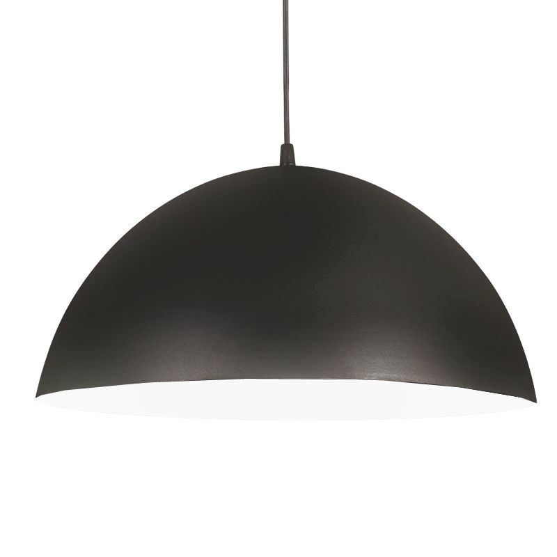 COLGANTE METAL MEDIA ESFERA NANTES Ø40CM NEGRO  - FERROLUX