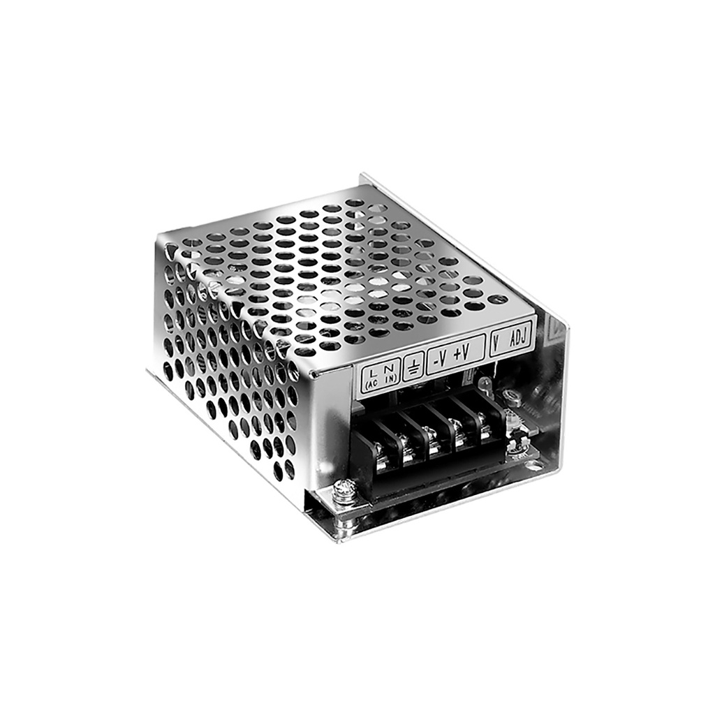 FUENTE 12V 2A 25W GABINETE METALICO IP20 - POWER SWITCH