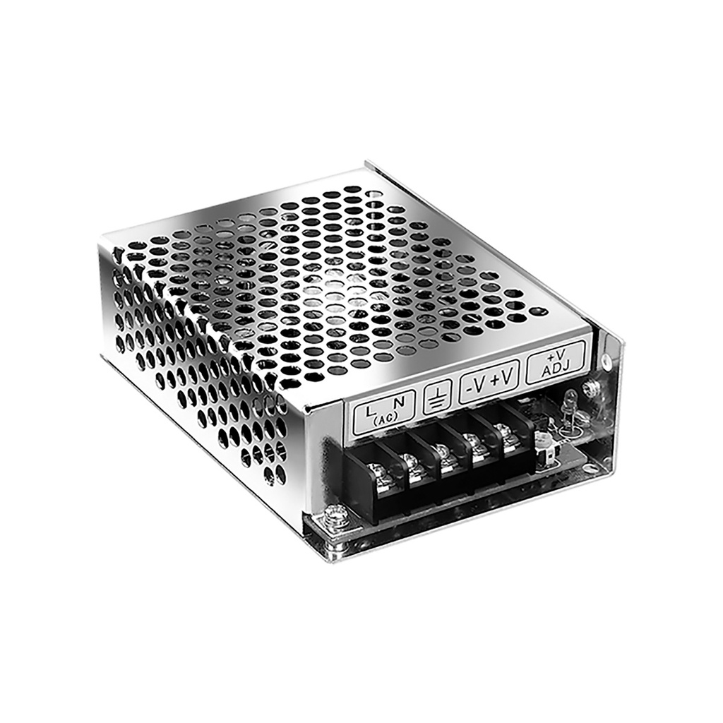 FUENTE 12V 4A 50W GABINETE METALICO IP20 - POWER SWITCH