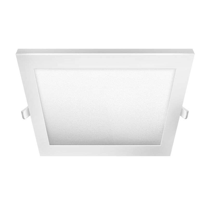 PANEL LED EMBUTIR 18W CUADRADO LUZ NEUTRA MARCO BLANCO - MACROLED