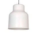 COLGANTE MAXI 1 LUZ E27 ALUMINIO Ø30.5 H 35CM BLANCO MICRO - SAN JUSTO