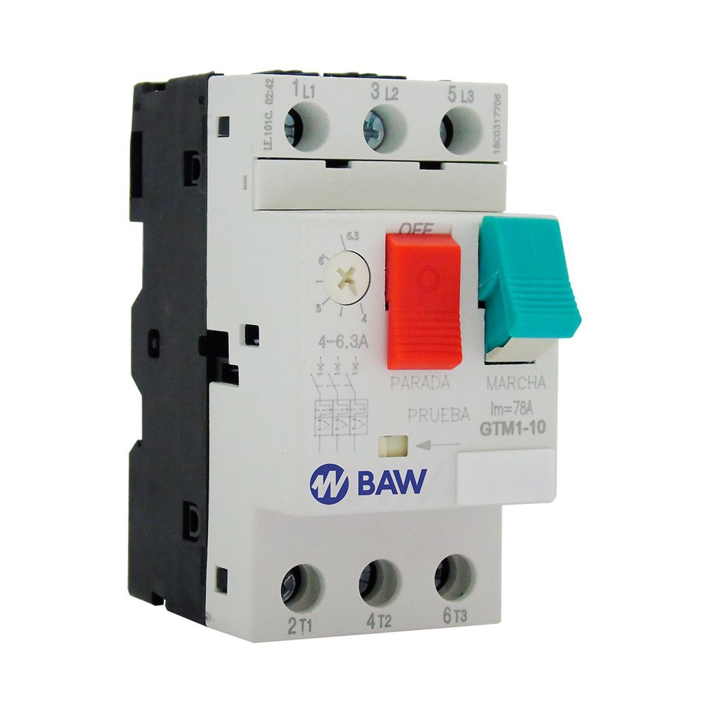 GUARDAMOTOR TM 1,5KW 2,5-4A ICU:100KA - BAW 