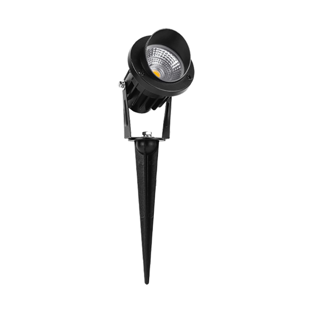 ESTACA LED ALUMINIO 7W IP65 CALIDO 3000K 60 GRADOS - MACROLED