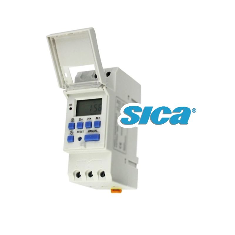 TIMER RELOJ HORARIO DIGITAL 2 DIN 10A - SICA