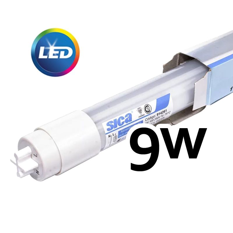 TUBO LED 9W 750LM 610MM LUZ NEUTRA  - SICA