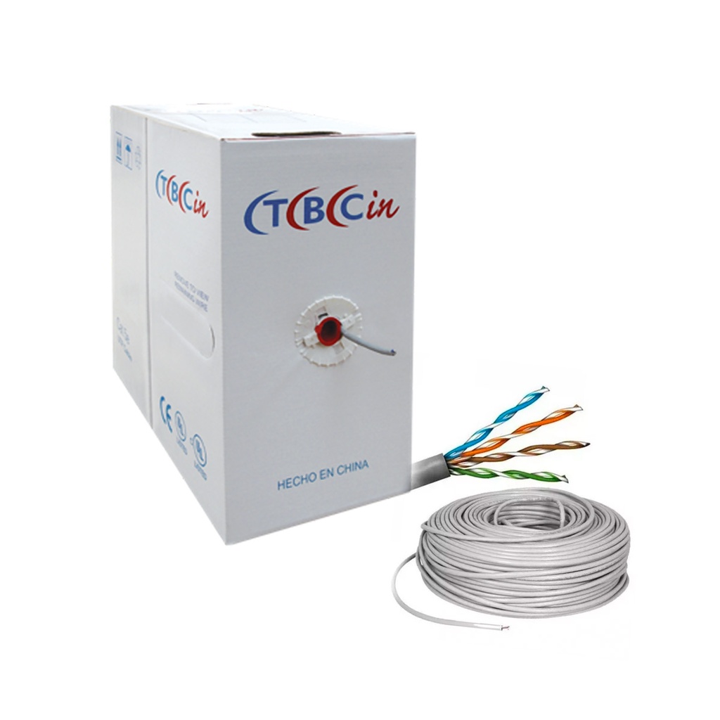 CABLE UTP CATEGORIA 5E COLOR GRIS (305 MTS) - TBCIN