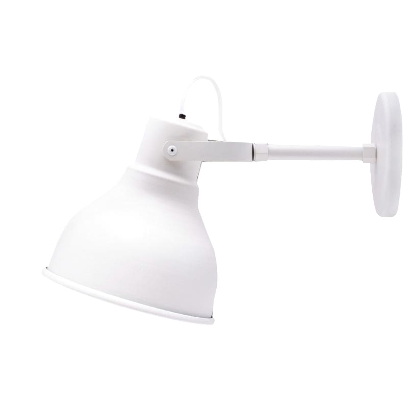 APLIQUE DE PARED PANTALLA DE ALUMINIO BLANCO Ø15CM  - ROLUX