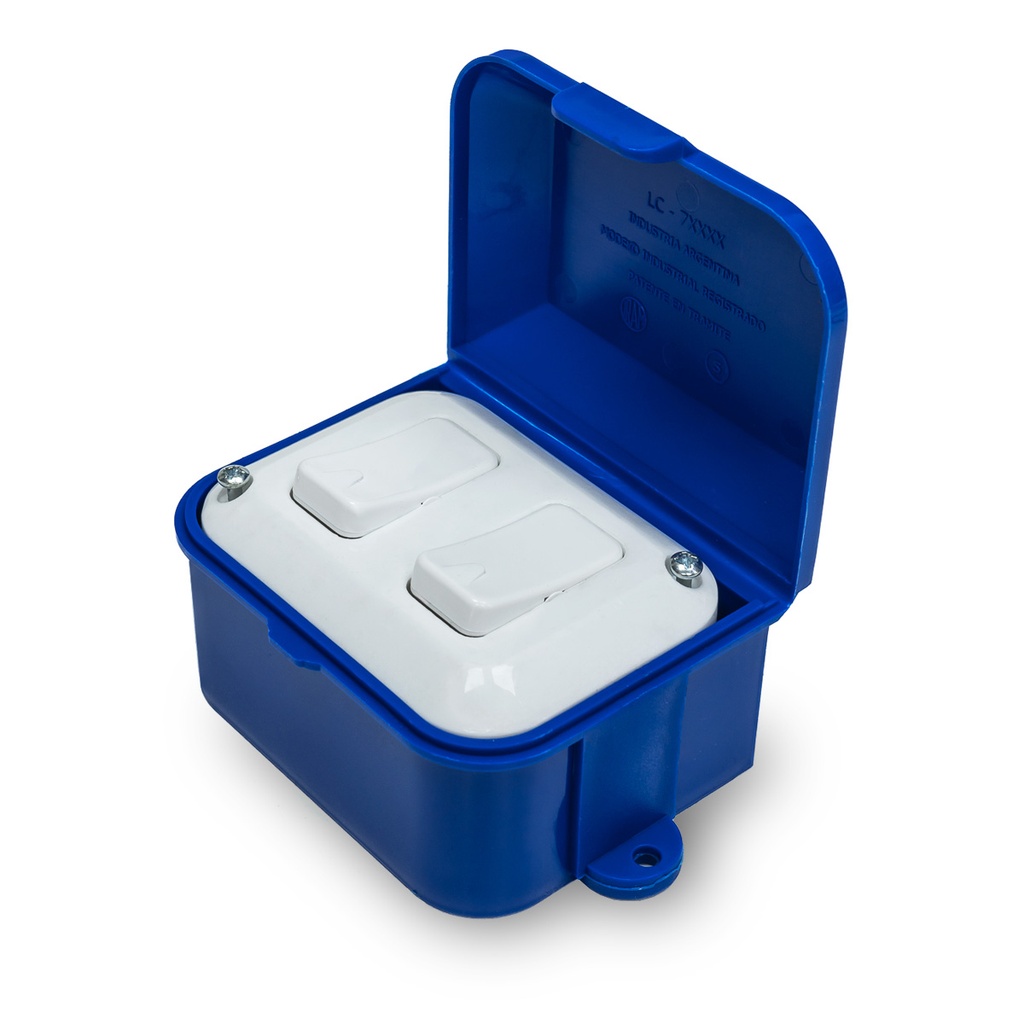 LINEA EXTERIOR CAPSULADA 2 PUNTOS AZUL - TAAD