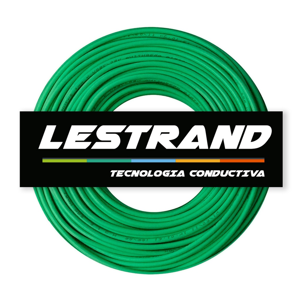 CABLE UNIPOLAR 1.50MM VERDE/AMARILLO CAT.4 (X100MTS) - LESTRAND