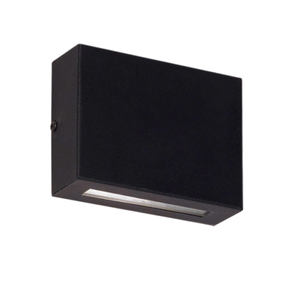 DIFUSOR BIDIRECCIONAL RECTANGULAR 1 LUZ G9 NEGRO - SAN JUSTO