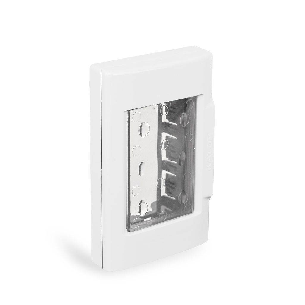 TAPA SIGMA 3 MODULOS 5X10CM CON MEMBRANA IP55 BLANCA - KALOP