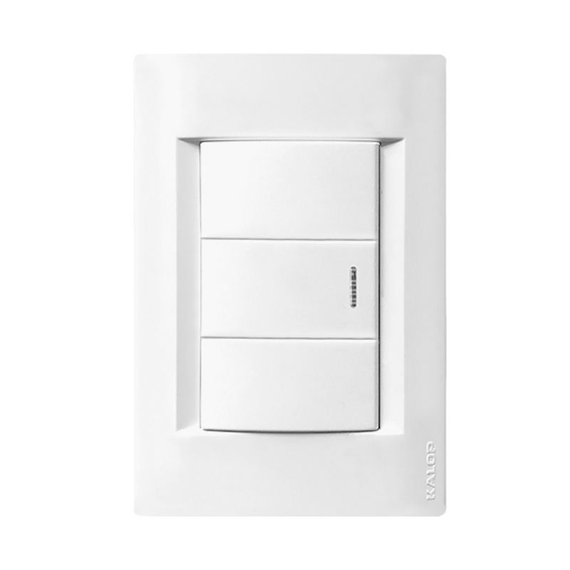 LLAVE ARMADA 1 PUNTO SIMPLE TAPA CIVIL BLANCO - KALOP