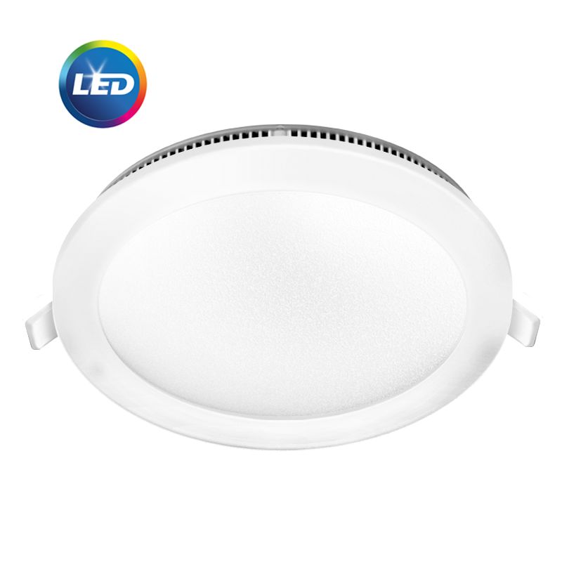 PANEL LED EMBUTIR 6W CIRCULAR LUZ NEUTRA  MARCO BLANCO - MACROLED