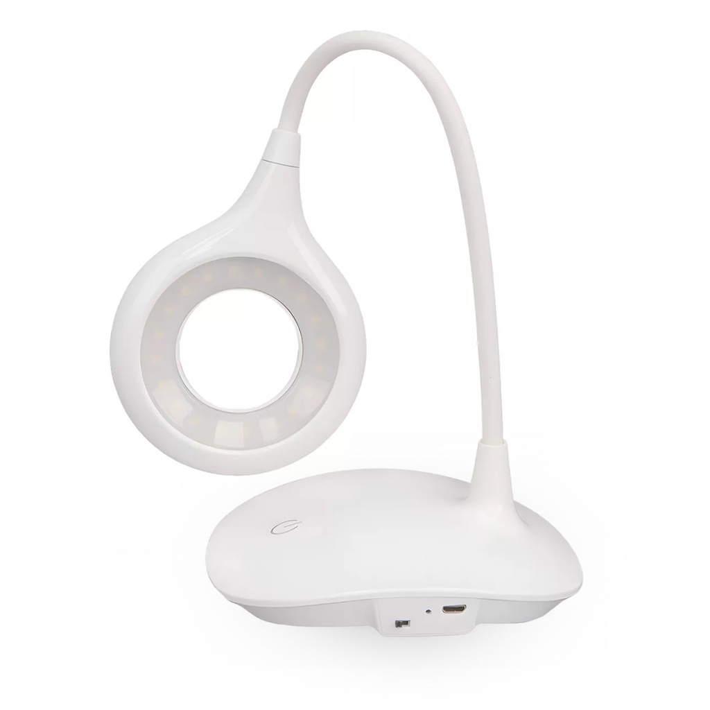 LAMPARA VELADOR LED BLANCO FLEXIBLE 5W DIMERIZABLE LUZ DIA - LIGHTLION