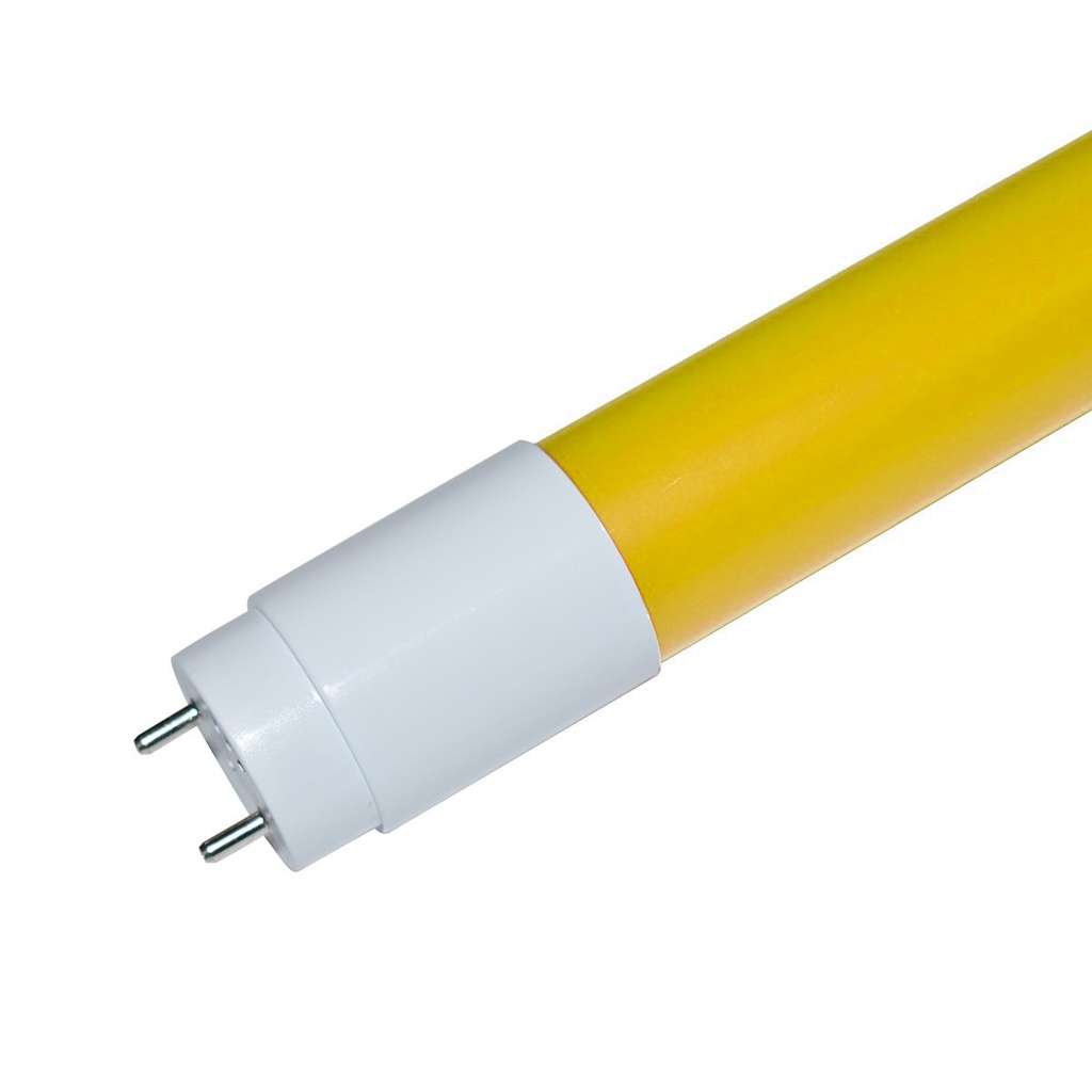 TUBO LED PVC 18W 120CM COLOR AMARILLO - LIGHT LION