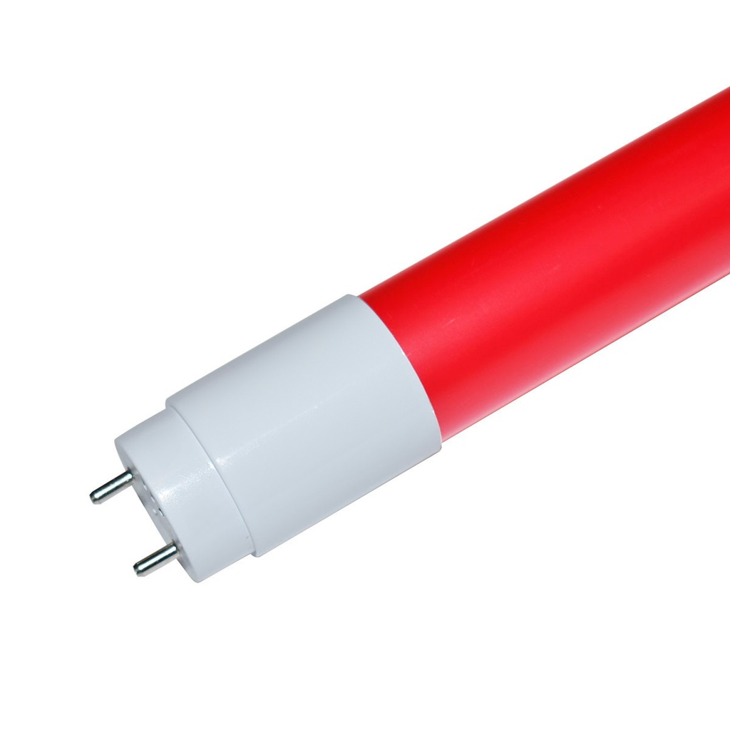 TUBO LED PVC 18W 120CM COLOR ROJO - LIGHT LION