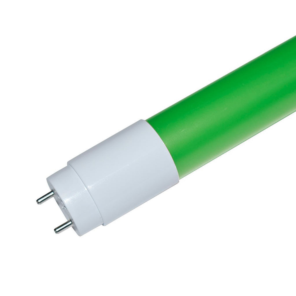 TUBO LED PVC 18W 120CM COLOR VERDE - LIGHT LION