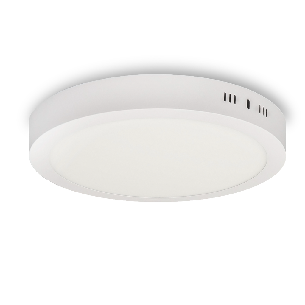 PLAFON LED APLICAR 18W CIRCULAR LUZ DIA MARCO BLANCO - 180 ILUMINACION