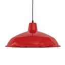 PANTALLA COLGANTE INDUSTRIAL ALUMINIO ROJO  - SPOTSLINE