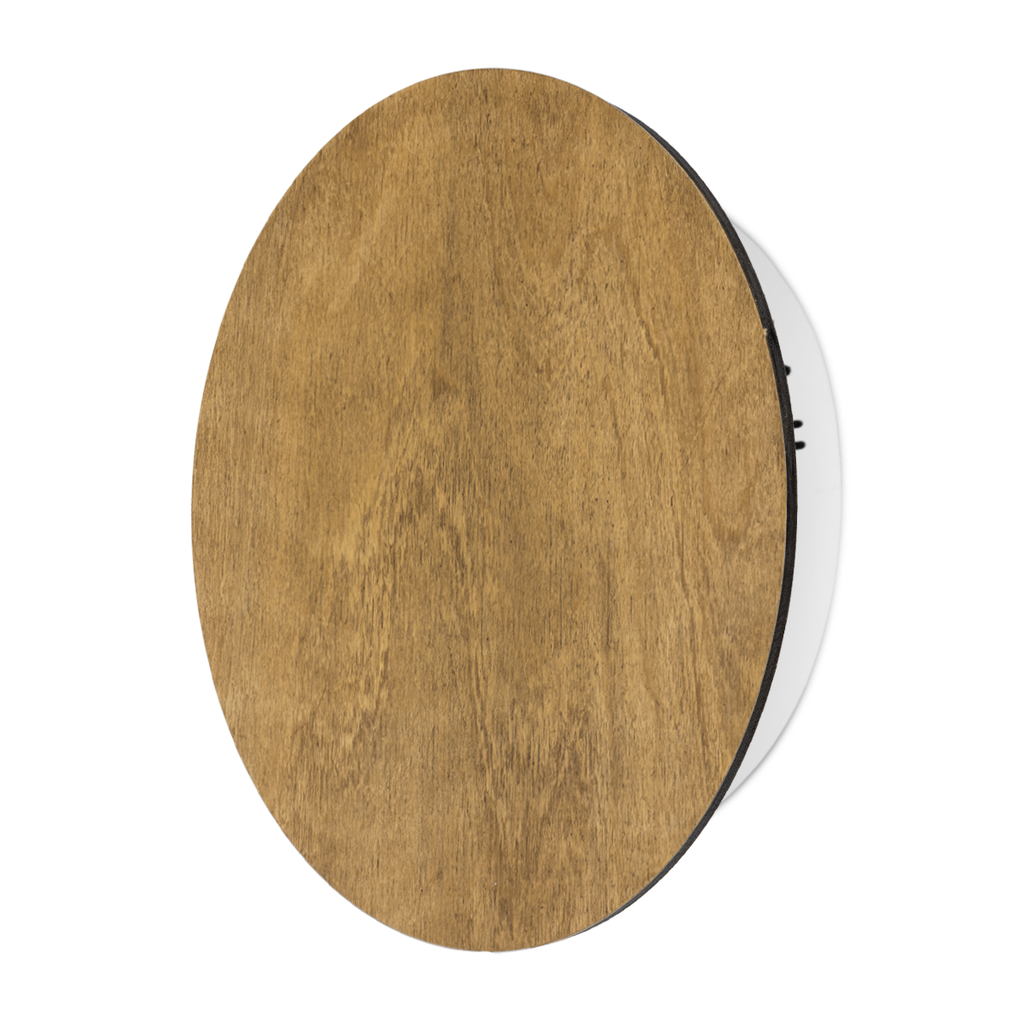 APLIQUE DIFUSOR CIRCULAR 18W MADERA CLARA 28CM - TOKIO