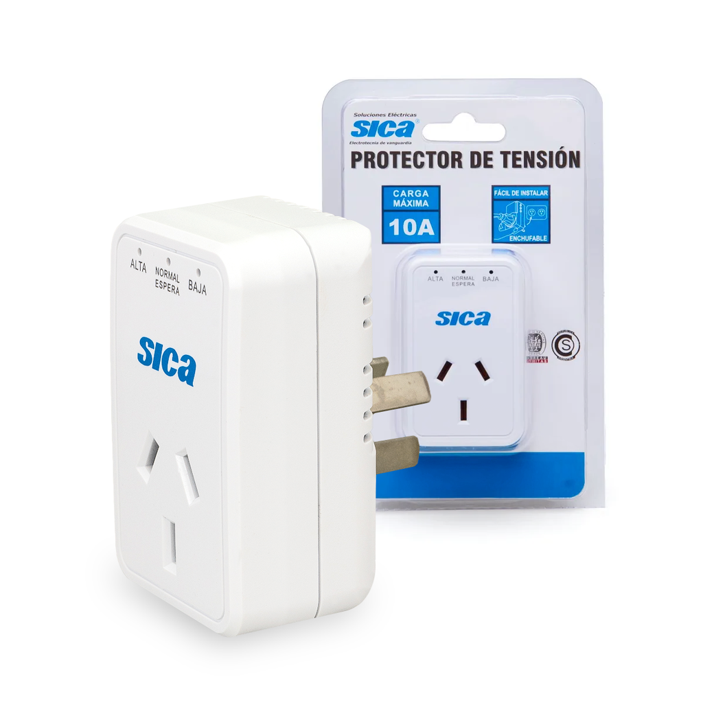 PROTECTOR DE TENSION DIGITAL 10A ENCHUFABLE COMPACTO - SICA