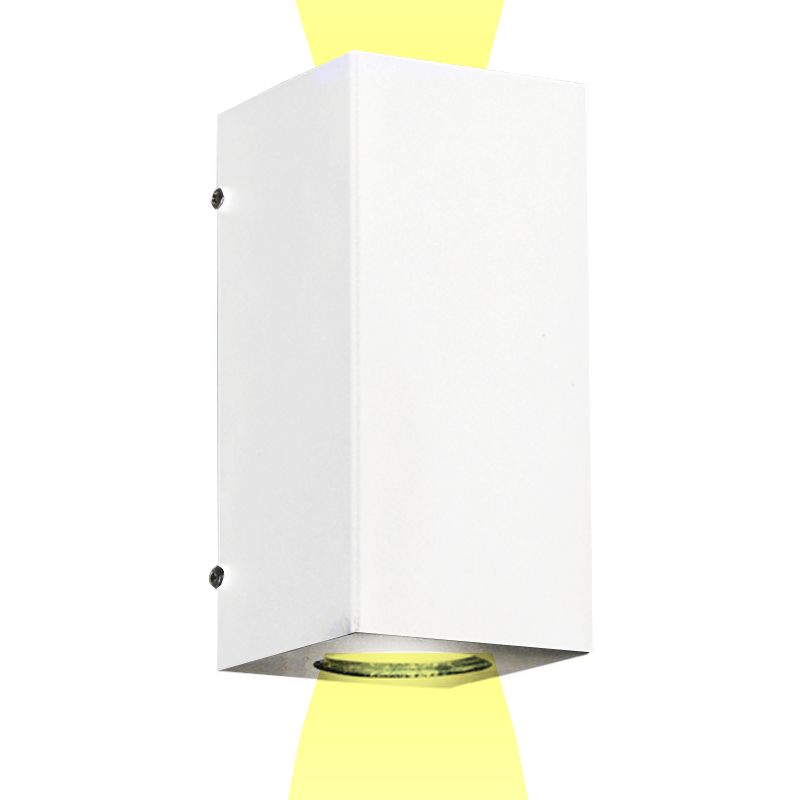 DIFUSOR BIDIRECCIONAL RECTANGULAR 2 LUCES GU10 BLANCO MICRO - SAN JUSTO