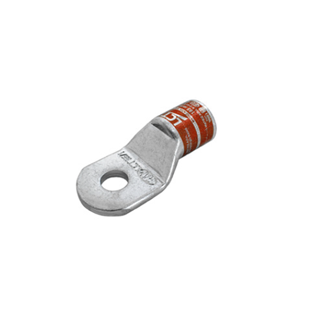 TERMINAL DE COBRE TUBO STANDARD PARA CABLE 50 MM ORIFICIO 3/8"  - LCT