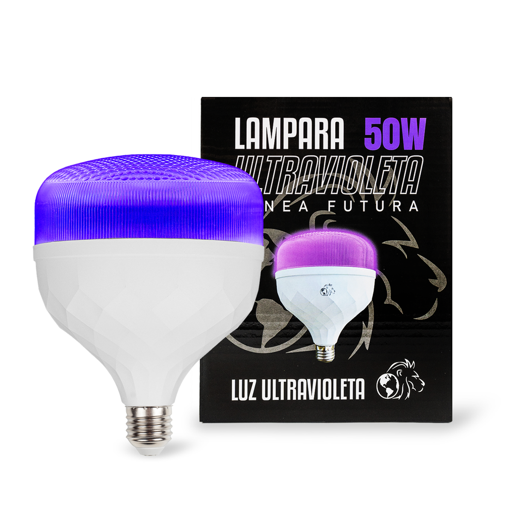 LAMPARA LED ALTA POTENCIA 50W ULTRAVIOLETA E27 - LIGHTLION