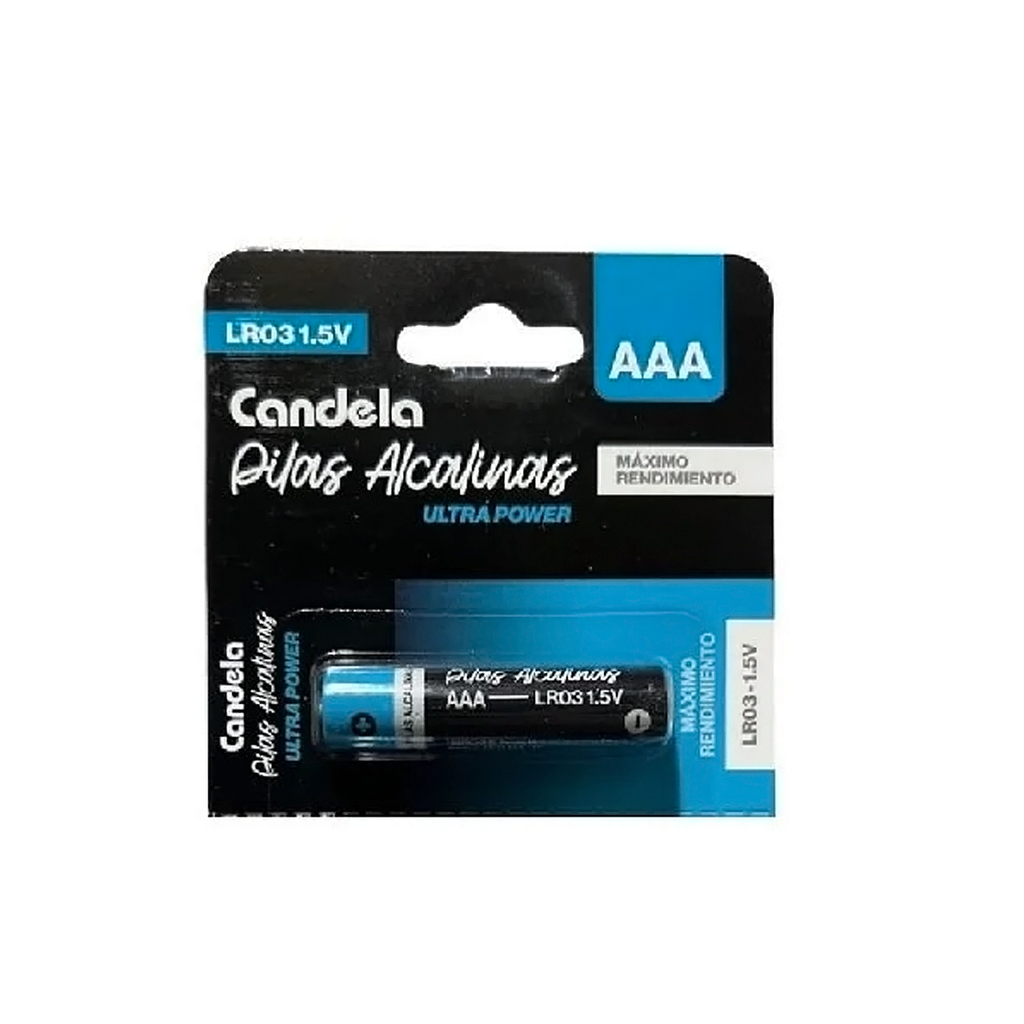 PILA ALCALINA AAA 1.5V X4 UNIDADES - CANDELA