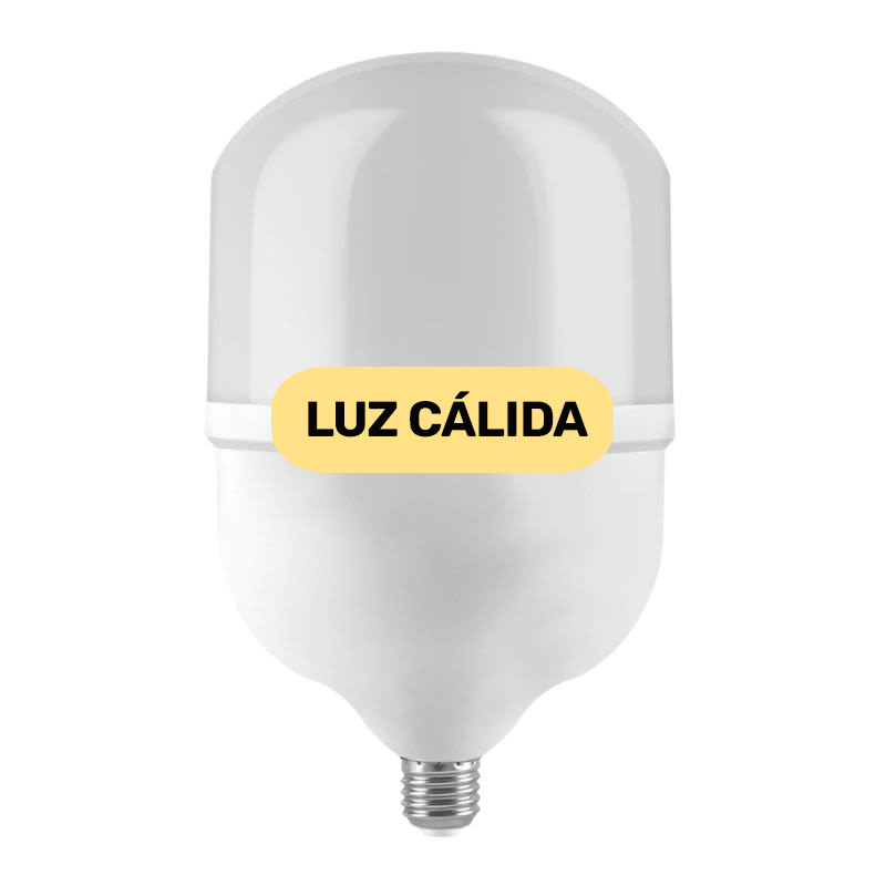 LAMPARA LED ALTA POTENCIA 20W 3000K LUZ CALIDA E27 - LIGHTLION