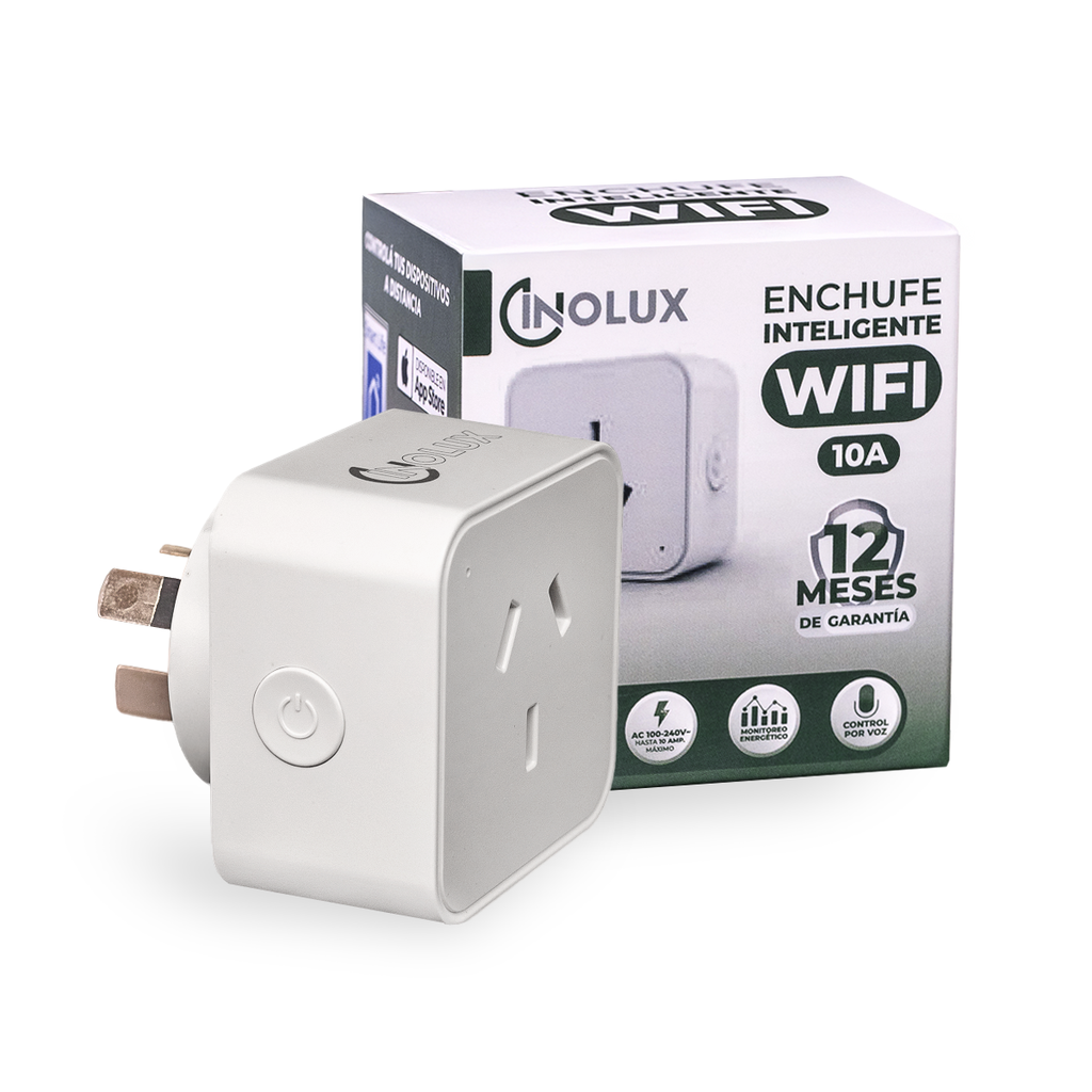 TOMACORRIENTE ENCHUFE SMART WIFI 10A - INOLUX