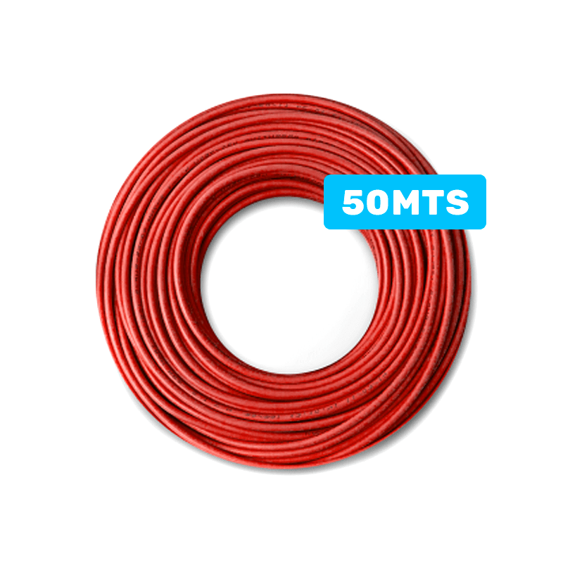 CABLE UNIPOLAR 1.50MM ROJO (X50MTS) - TREFILCON