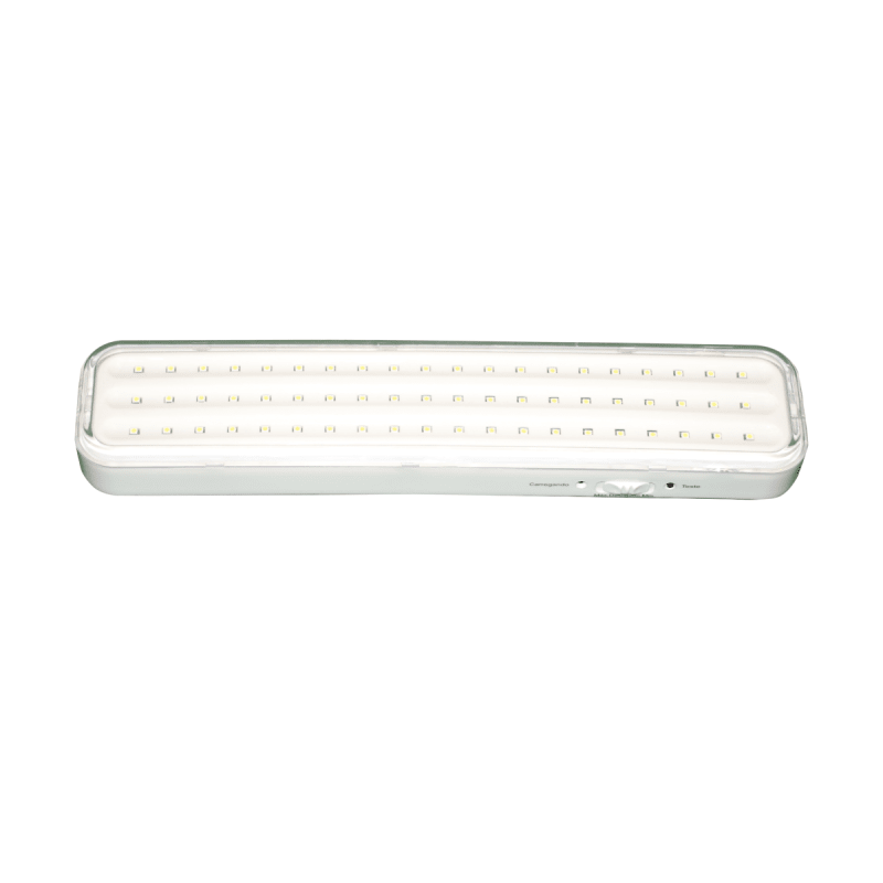 LUZ DE EMERGENCIA 5W 60 LEDS BATERIA LITIO C/CABLE 220V - PRACTILED