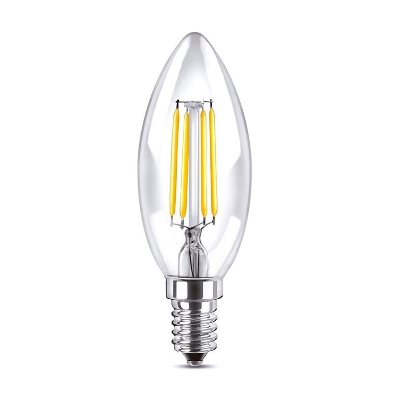 VELA LED FILAMENTO E14 4W FRIA  - MACROLED