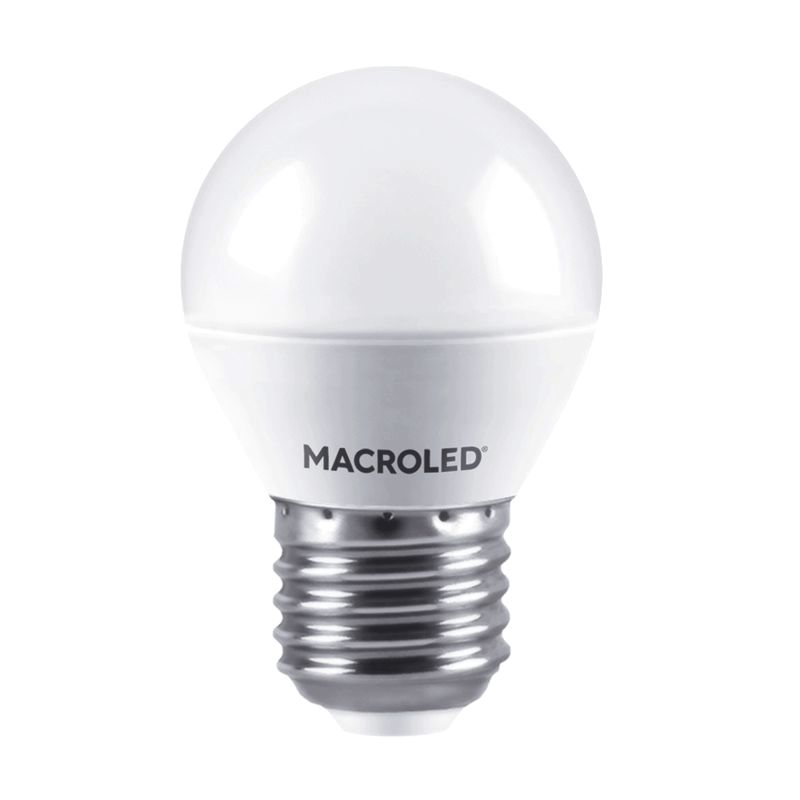 LAMPARA LED GOTA 6W LUZ DIA E27  - MACROLED