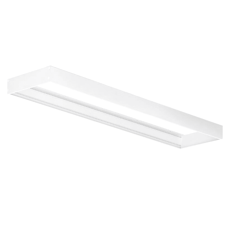 MARCO PARA PANEL LED ALUMINIO BLANCO 120X30 CM - MACROLED