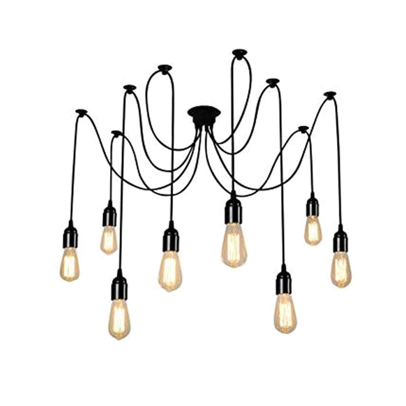 LAMPARA COLGANTE MEDUSA 8 LUCES  - LEUK