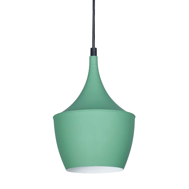 LAMPARA COLGANTE LAMPA VERDE ALUMINIO Ø16CM  - LEUK